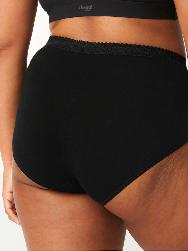 Sloggi | Control Maxi Knickers 2 Pack | Black
