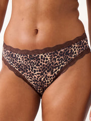 Stripe & Stare|Mid Rise Four Pack|Leopard