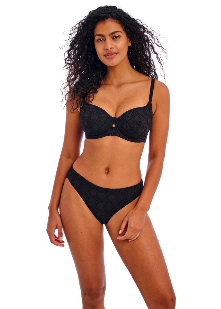 Freya | Nomad Nights Sweetheart Bikini Top | Black