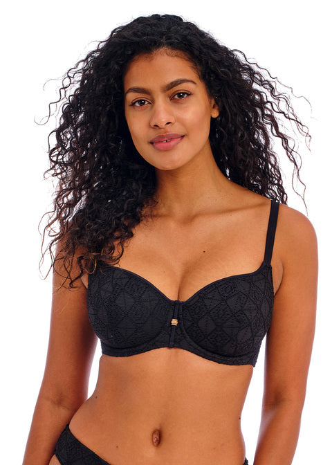 Freya | Nomad Nights Sweetheart Bikini Top | Black
