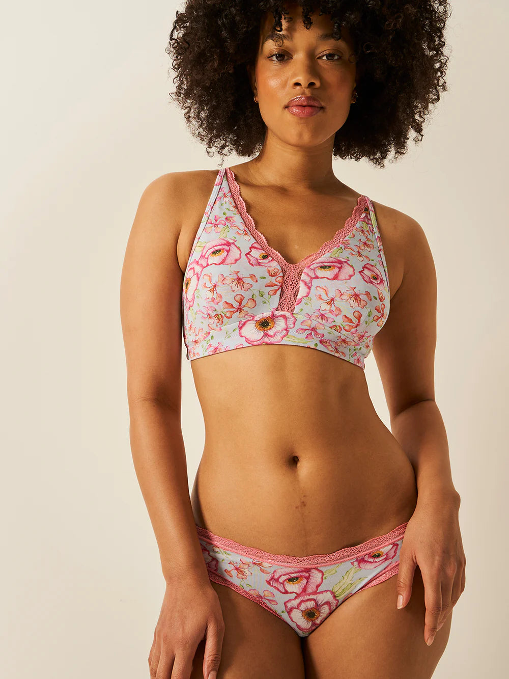 Stripe & Stare | The Original Knicker Four Pack | Pastel Poppy