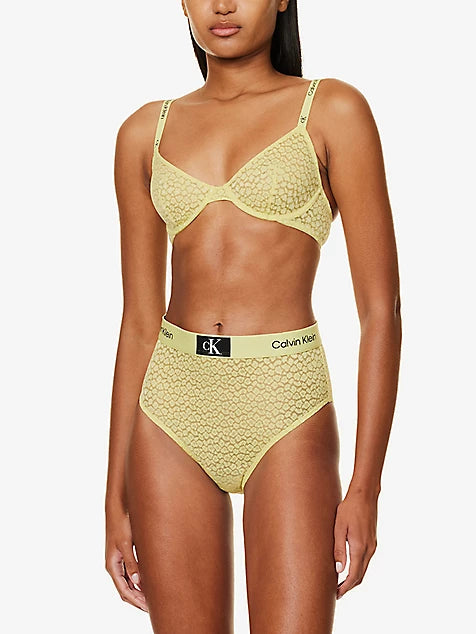 Calvin Klein | CK96 Lace High Waist | Celery Green