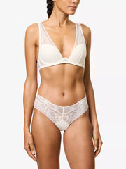 Calvin Klein | Lightly Lined Plunge Bra | Ivory