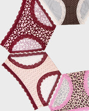 Load image into Gallery viewer, Stripe &amp; Stare | The Original Knicker Four Pack | Rouge
