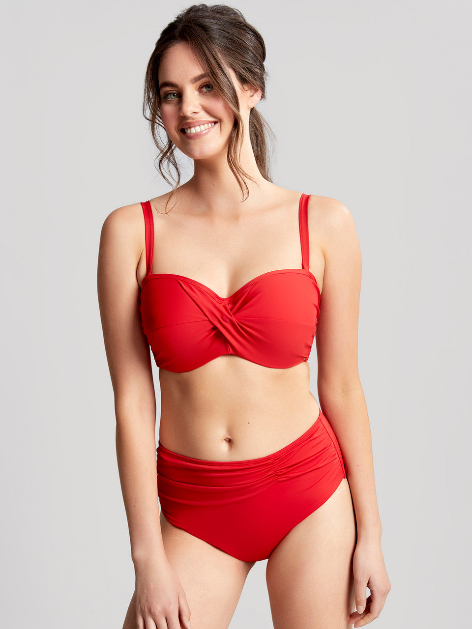 Panache | Anya Riva Bandeau Bikini | Red