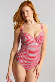 Panache | Paloma Balcony Swimsuit | Red Gingham