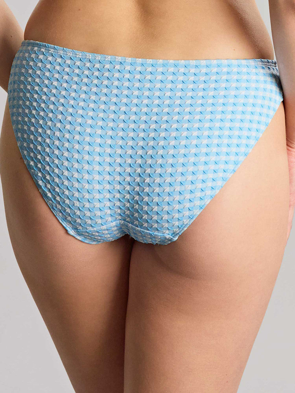 Panache | Olivia Classic Bikini Bottoms | Sky Blue Gingham