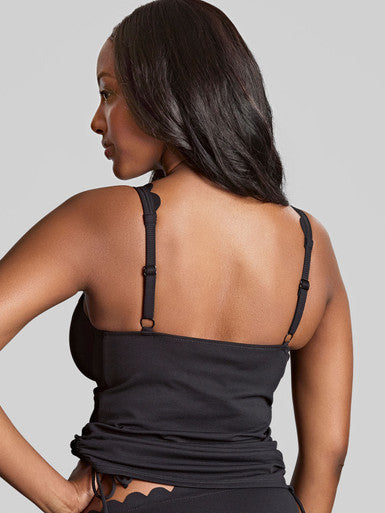 Panache | Spirit Selena Plunge Tankini Top | Black