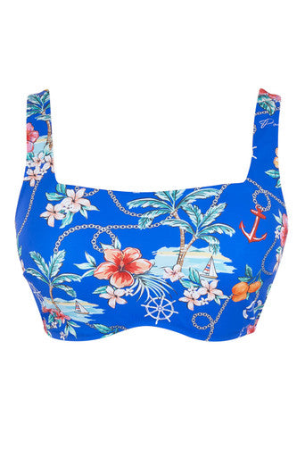 Panache | Paradiso Gina Square Neck Bikini Top | Paradiso Print