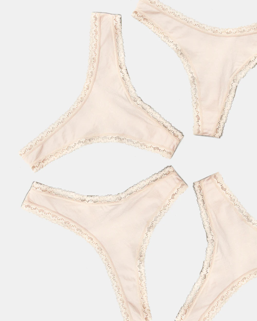 Stripe & Stare | Thong Four Pack | Sand