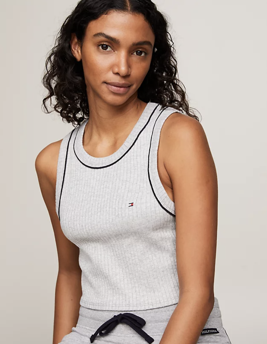 Tommy Hilfiger | Monotype Pyjama Top | Grey