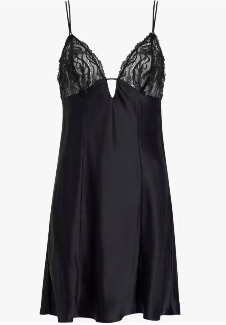 Calvin Klein | CK Silk Chemise | Black