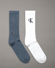 Calvin Klein | 2 Pack Crew Socks Mens | China Blue