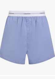 Calvin Klein | Poplin Logo Short | Glacier