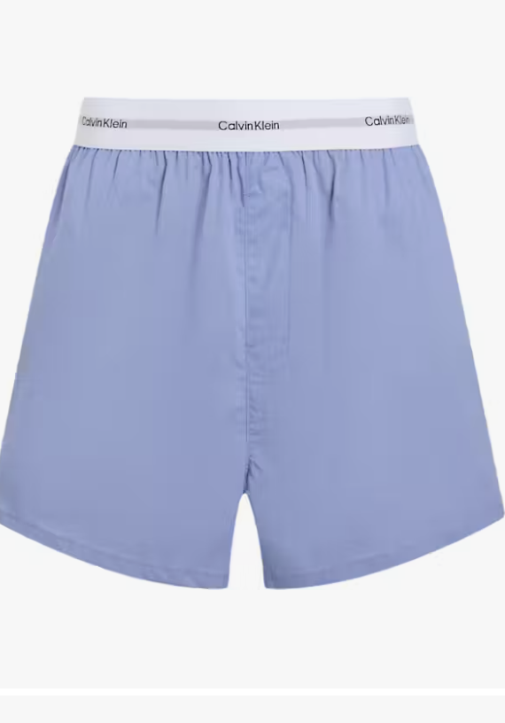 Calvin Klein | Poplin Logo Short | Glacier