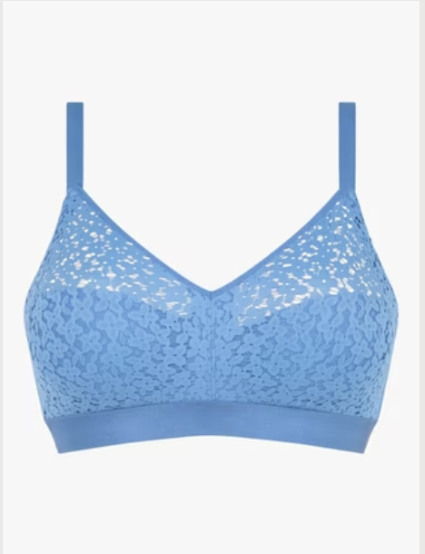 Chantelle | Norah Wirefree Support Bra | Antoinette Blue