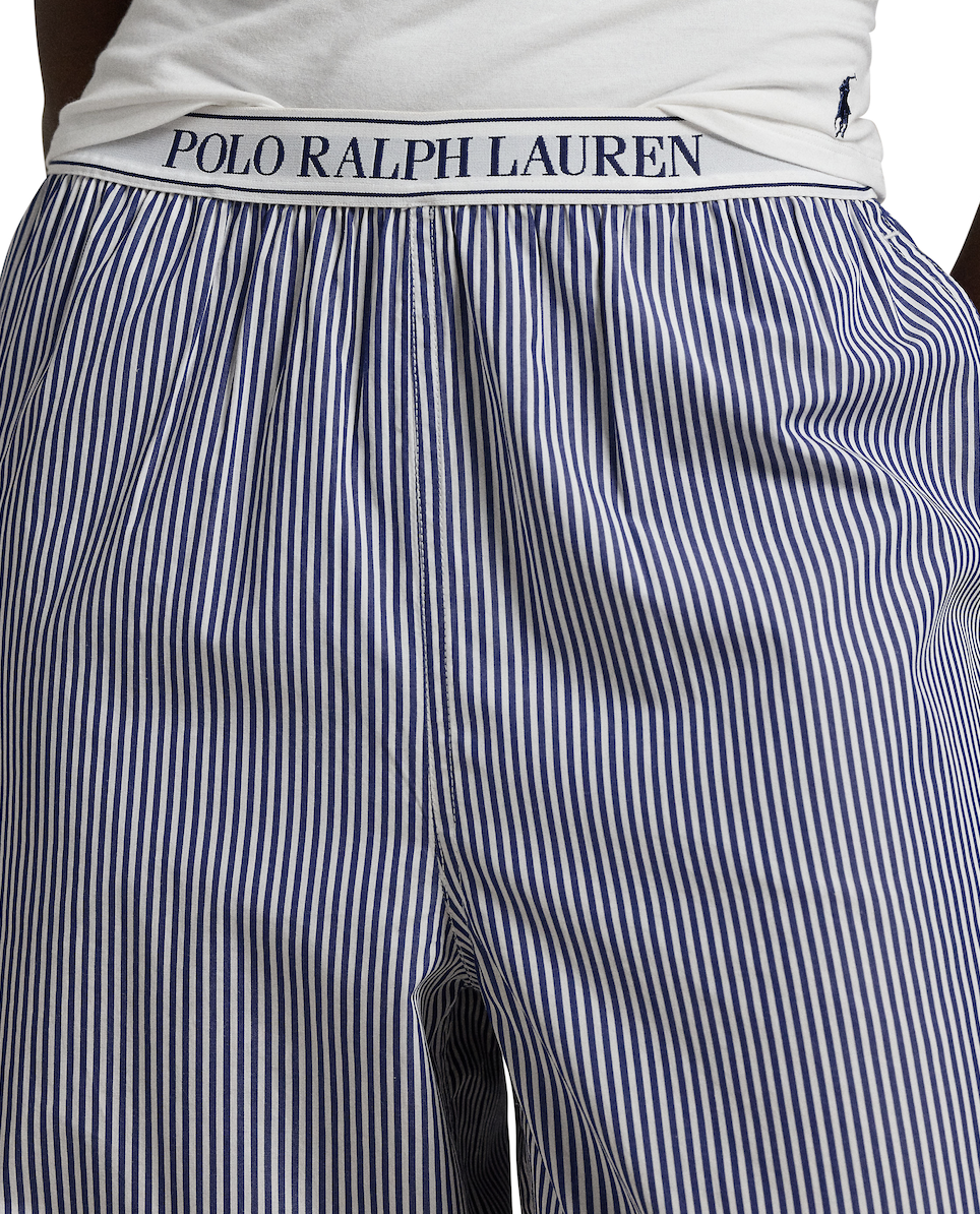 Polo Ralph Lauren | Long Poplin Pyjama Bottoms | Navy Stripe