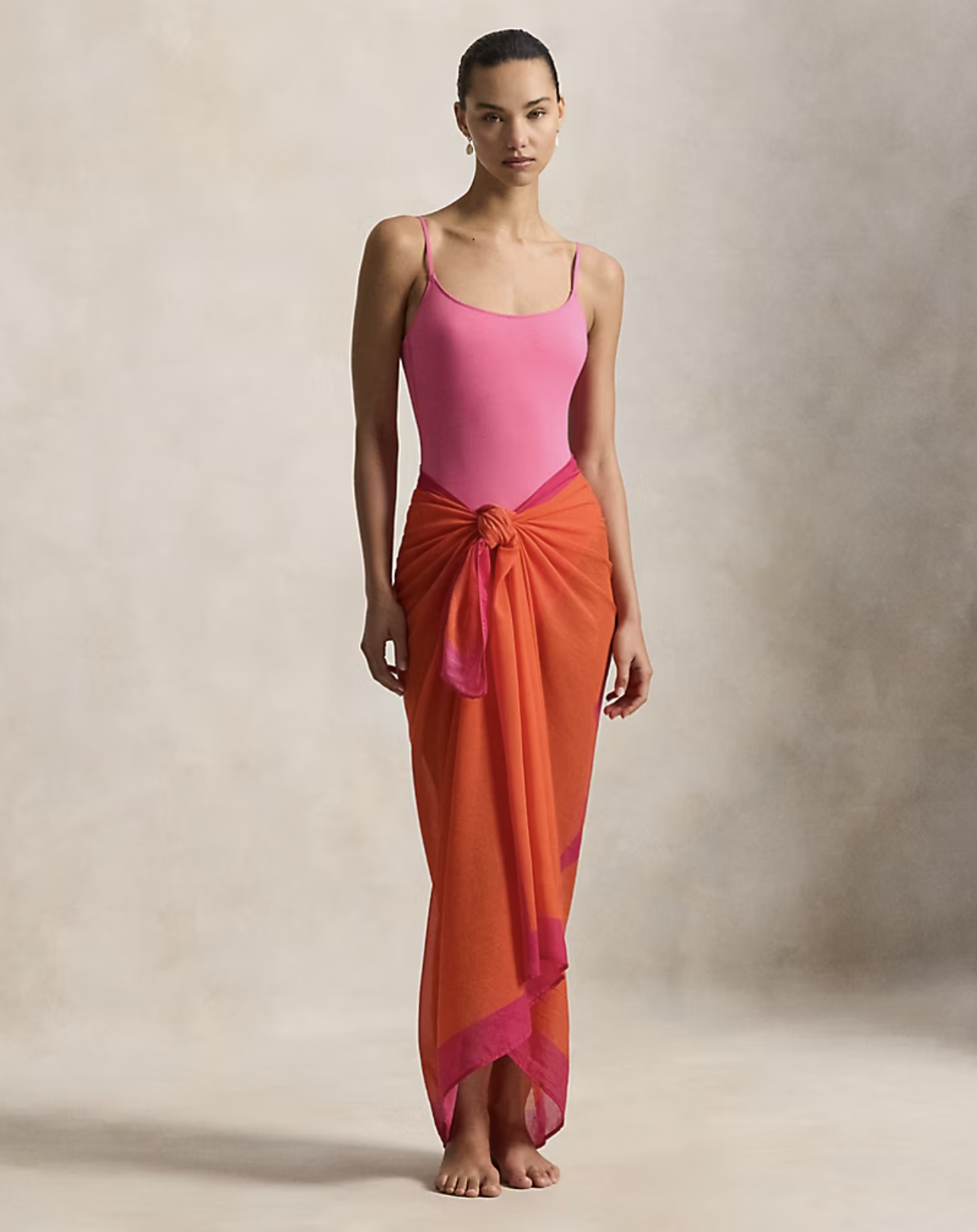 Ralph Lauren | Pareo Cover Up | Sailing Orange