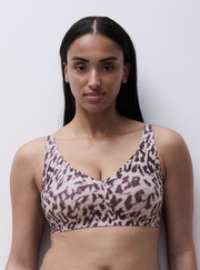 Chantelle | Softstretch Power Plunge Wirefree Bra | Blurry Panther