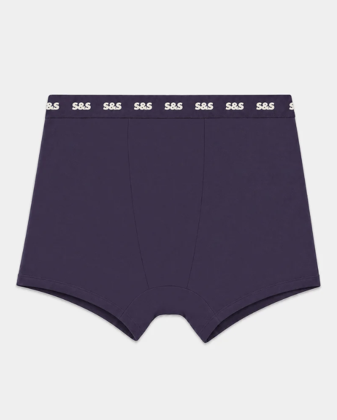 Stripe & Stare | Women's Boxer | Night Fog