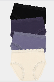 Stripe & Stare | High Rise Four Pack | Night Fog
