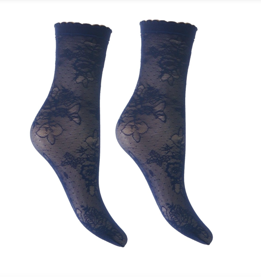 Trasparenze | Argo Ankle Socks | Indigo
