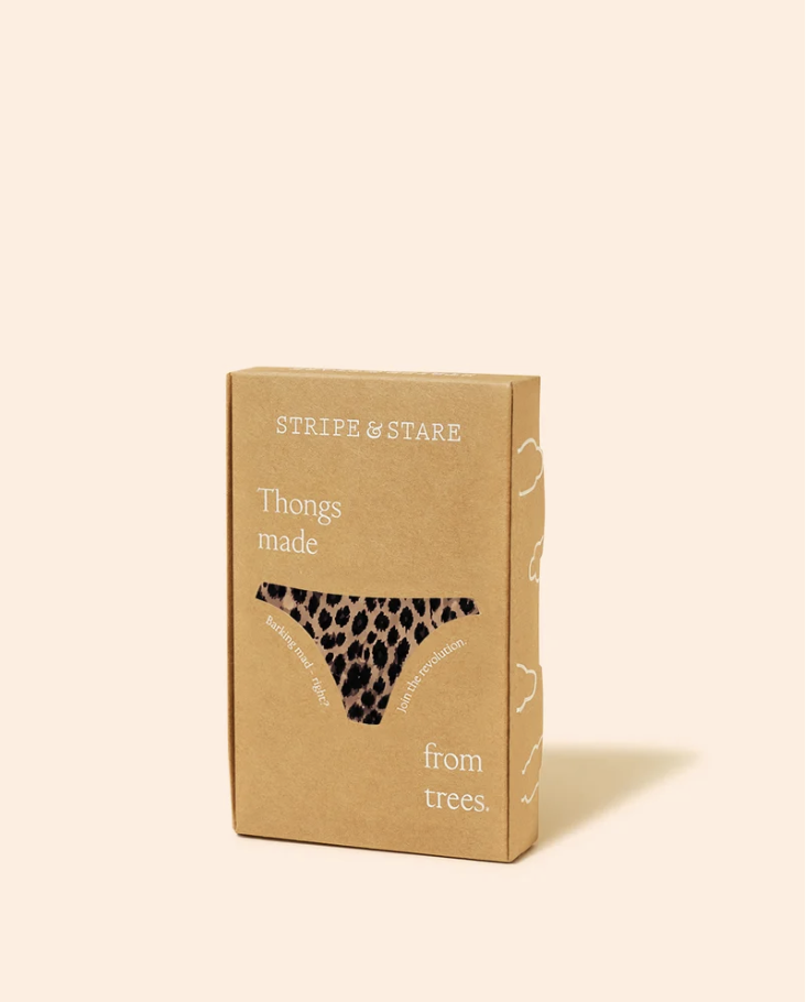 Stripe & Stare | Thong | True Leopard