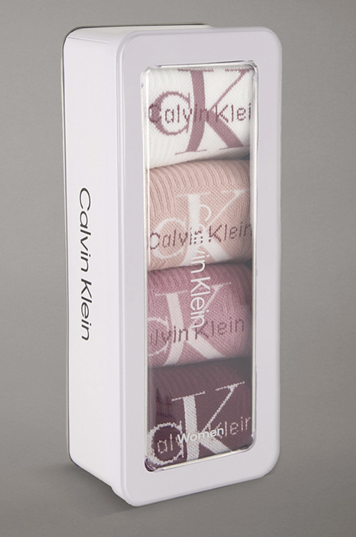 Calvin Klein |4 Pack Logo Crew Socks Gift Set | Multicolor