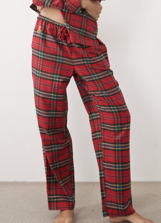 Ralph Lauren | Brushed Cotton Sleep Pant | Red Plaid
