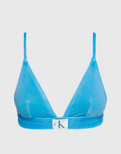 Load image into Gallery viewer, Calvin Klein | Triangle Bikini Top | Unity Blue
