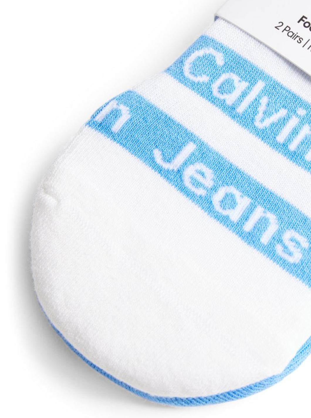 Calvin Klein | Footie High Cut Socks | Blue/White