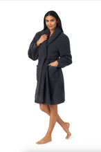Load image into Gallery viewer, DKNY | Sherpa Robe | Forged Iron
