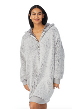 Load image into Gallery viewer, DKNY | Hooded Zip Robe | Grey
