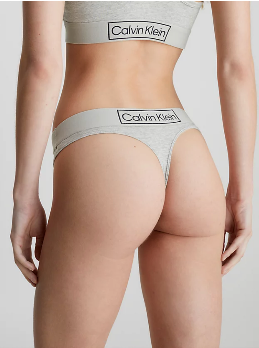 Calvin Klein | Reimagined Heritage Thong | Grey