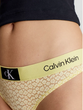 Load image into Gallery viewer, Calvin Klein | CK96 Lace Thong | Celery Green
