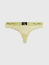 Load image into Gallery viewer, Calvin Klein | CK96 Lace Thong | Celery Green
