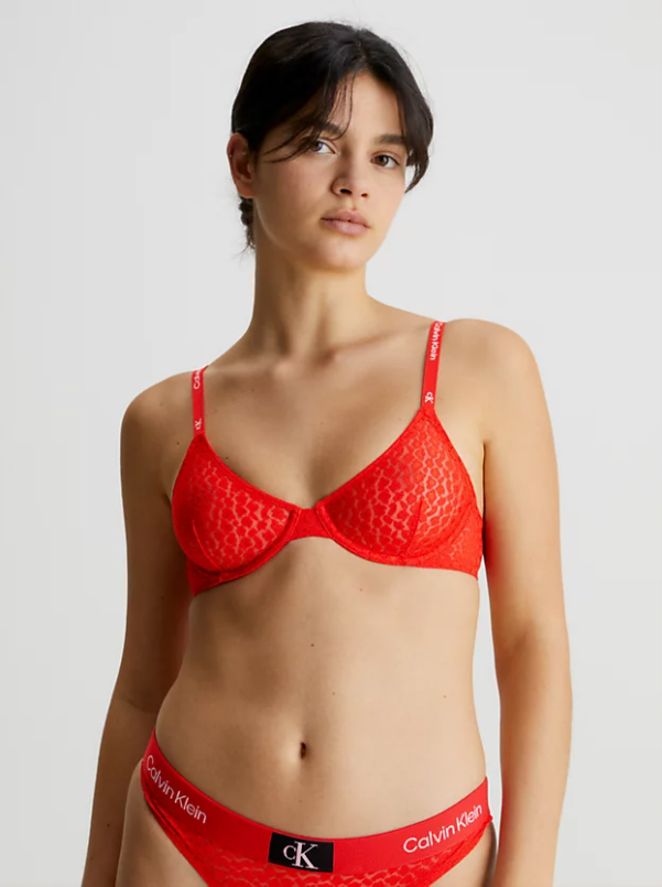 Calvin Klein | Ck96 Unlined Demi Bra | Hazard