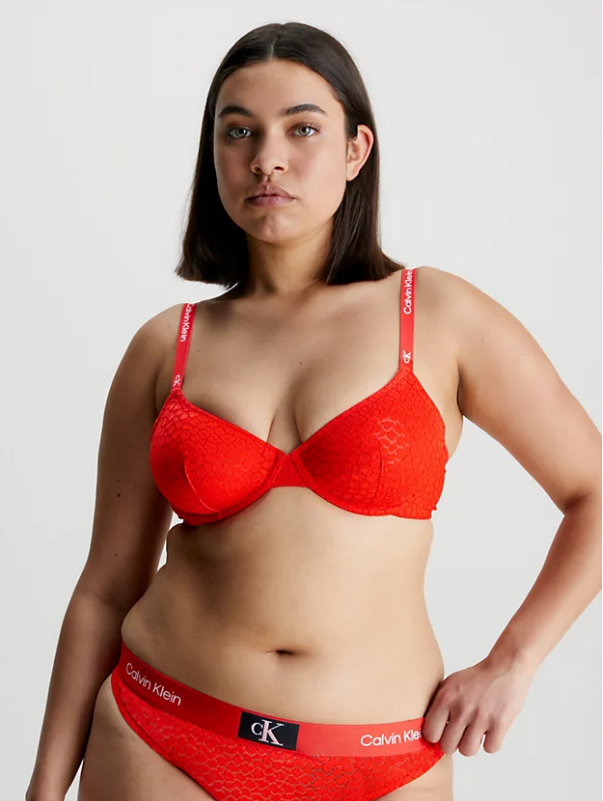 Calvin Klein | Ck96 Unlined Demi Bra | Hazard