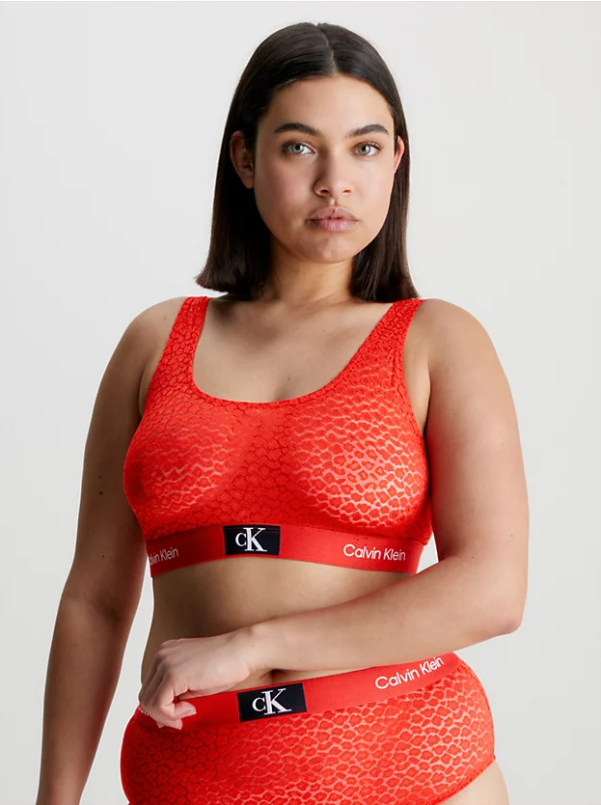 Calvin Klein | CK96 Unlined Bralette | Hazard