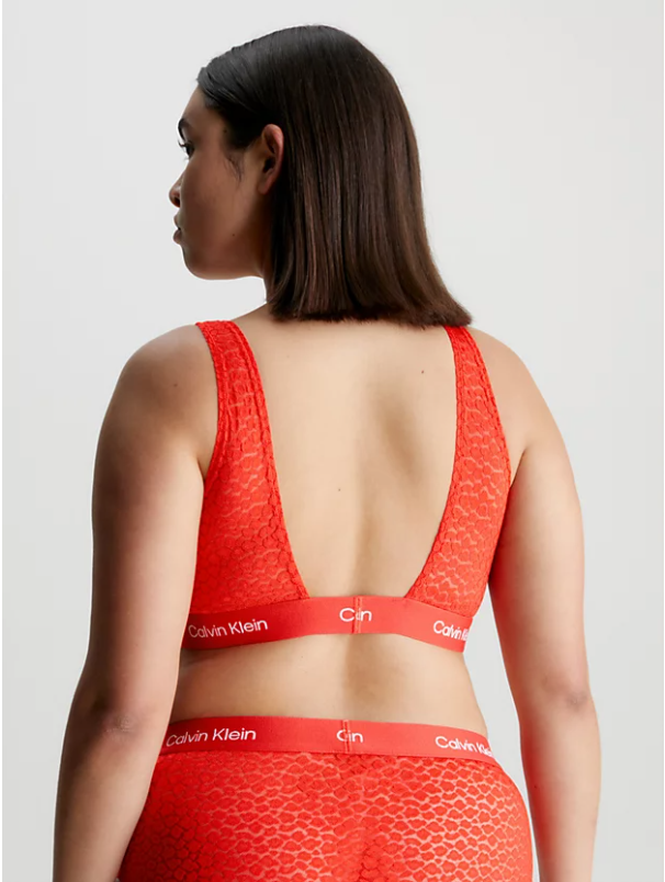 Calvin Klein | CK96 Unlined Bralette | Hazard