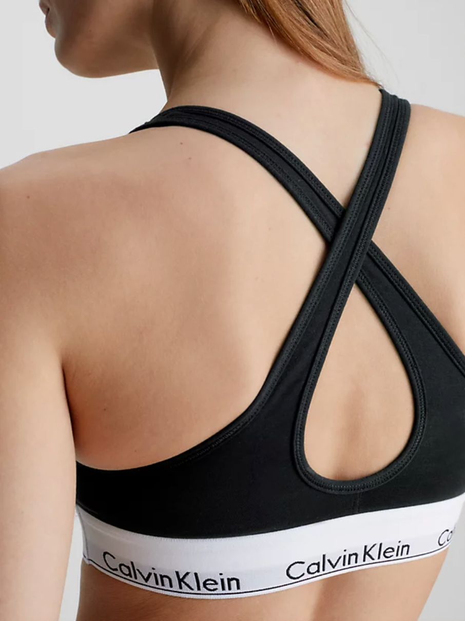Calvin Klein | Modern Cotton Moulded Bralette | Black