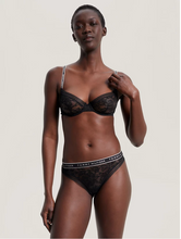 Load image into Gallery viewer, Tommy Hilfiger | Floral Lace Thong | Black
