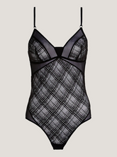 Load image into Gallery viewer, Tommy Hilfiger | Geo Lace Bodysuit | Black
