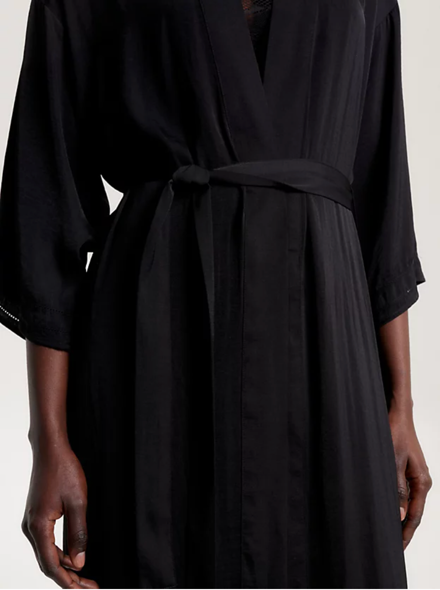 Tommy Hilfiger | Maxi Kimono Bathrobe | Black