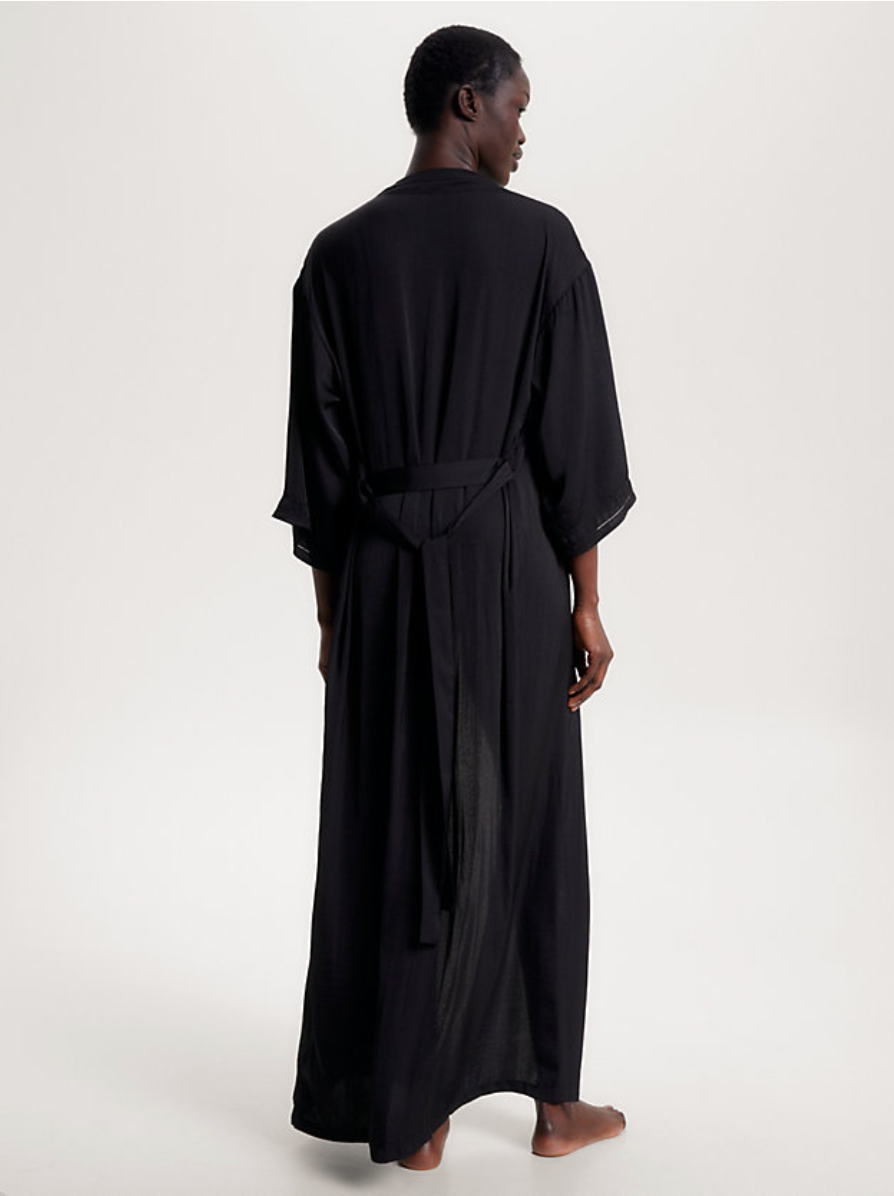 Tommy Hilfiger | Maxi Kimono Bathrobe | Black