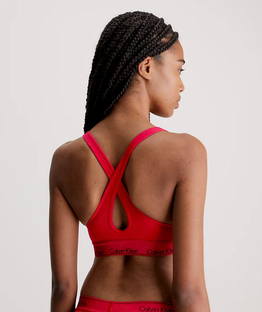 Calvin Klein | Modern Cotton Lift Bralette | Rouge