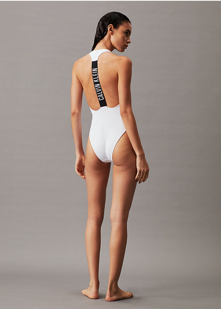 Calvin Klein | Racer Back Swimsuit | White