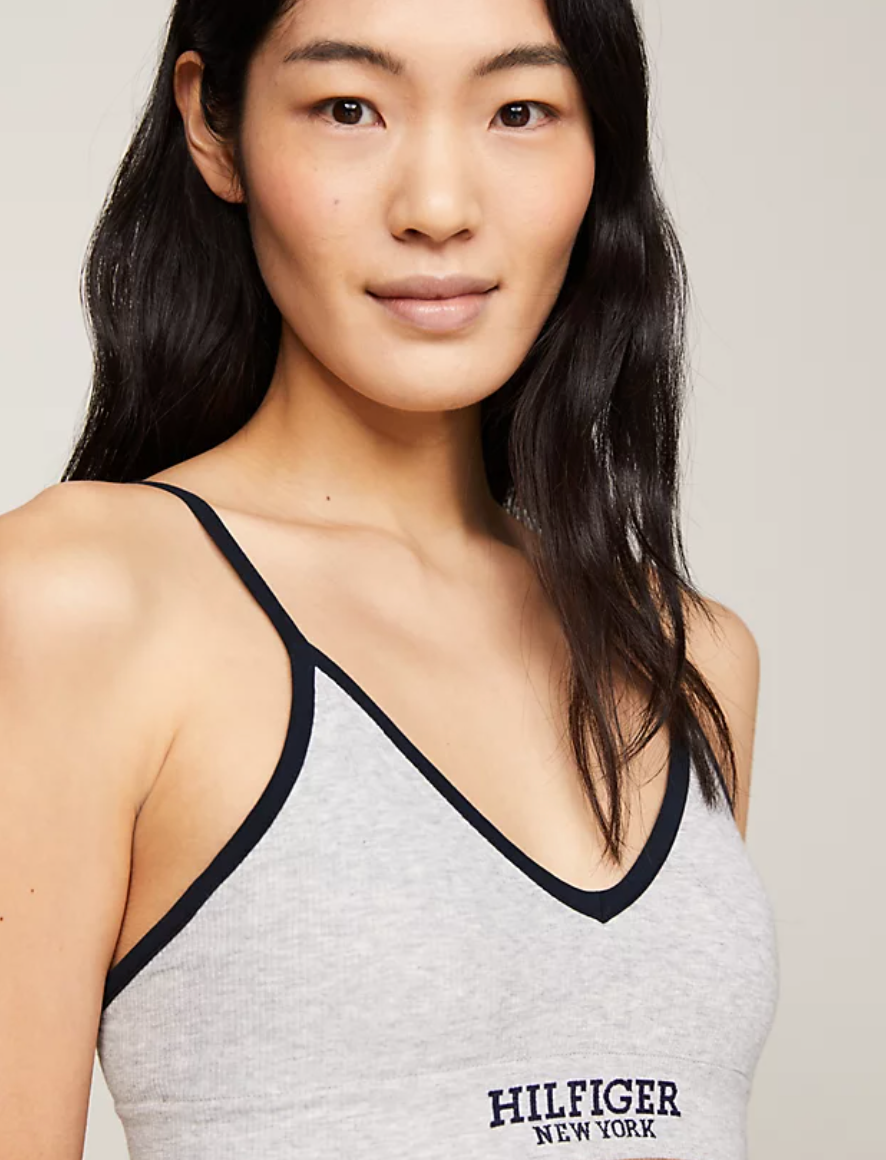 Tommy Hilfiger | Monotype Triangle Bra | Grey