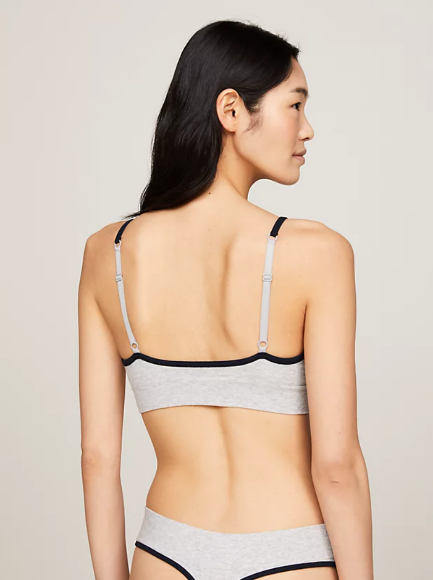 Tommy Hilfiger | Monotype Triangle Bra | Grey
