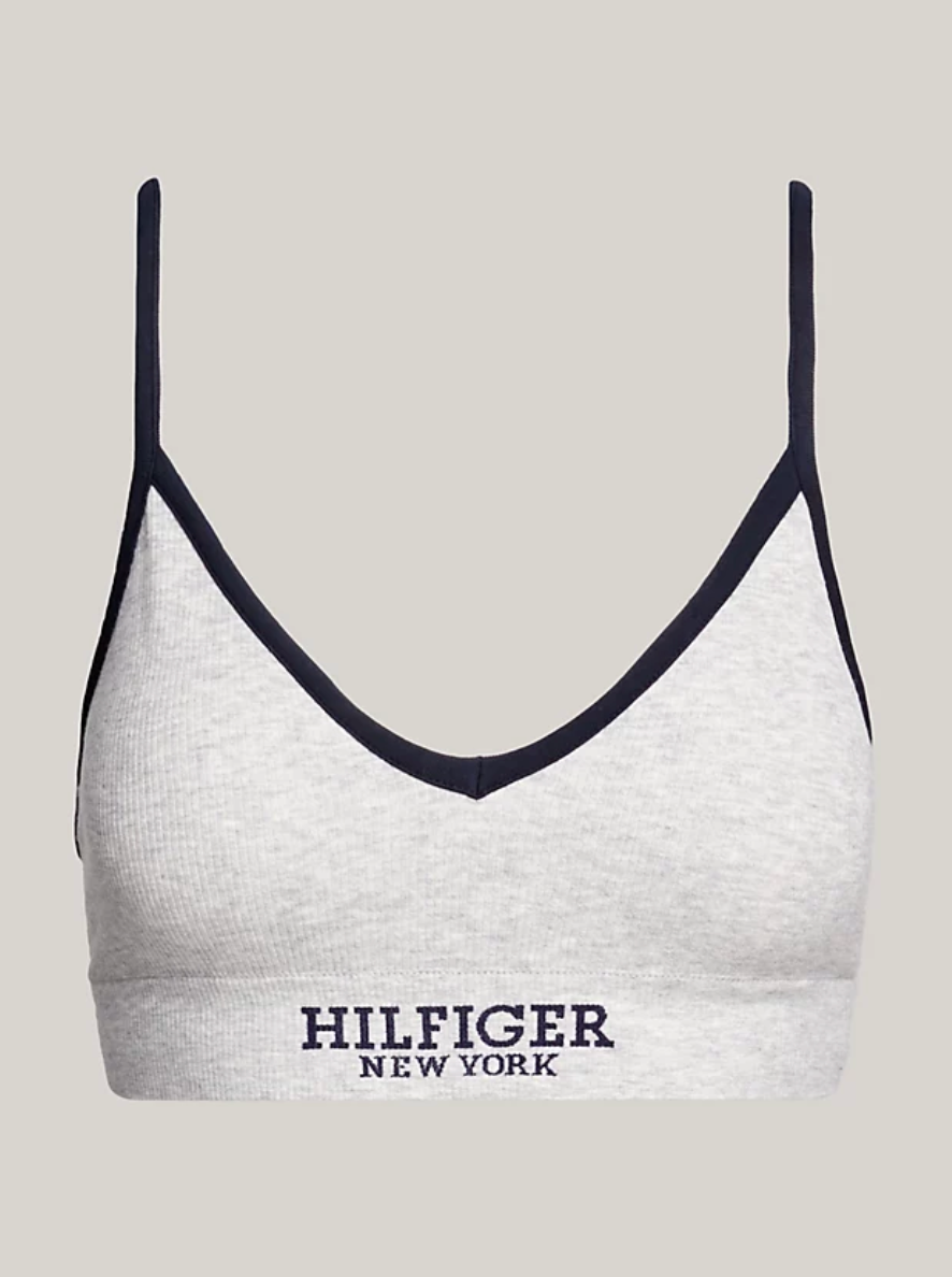Tommy Hilfiger | Monotype Triangle Bra | Grey